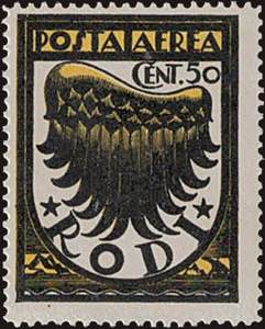 1934 - Ala Stilizzata 50 c. seconda tiratura ... 