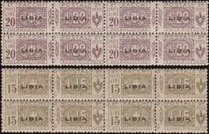 1915 - Sovr. LIBIA al centro, PP n° ... 