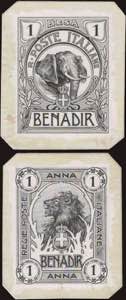 1903 - Elefante e Leone - Collezione Spanò, ... 