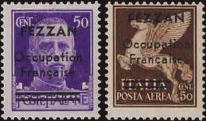 1943 - Occupazione Francese, n° 1 + PA ... 