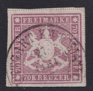1873 - 70 kreuser, n° 43, Mi n° 42b, ... 