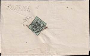 1852 - TORRICE (SD, 13 pt.), 1 b., ottimo, ... 