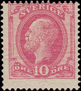 1885 - Oscar II 10 o., n° 28, ottimo, ... 