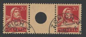 1924 - Tell, 20 c., n° 203, n° S 33, in ... 