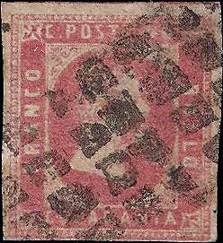 1851 - 40 c. rosa, n° 3, ottimo, ... 