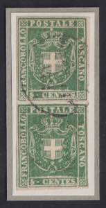 1860 - Gov. Provvisorio, 5 c. verde, n° 18, ... 