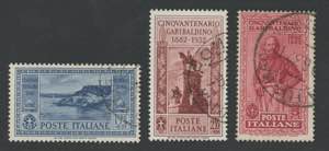 1932 - Garibaldi, n° 315/24, ... 
