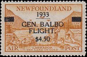 1933 - Crociera Balbo sovr., Newfoundland ... 