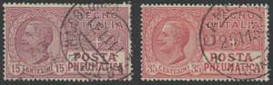 1927 - 15 e 35 c., Pn n° 12/13, ottima, con ... 