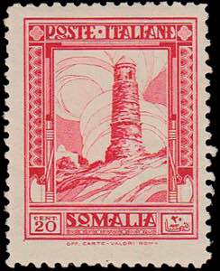 1932 - Pittorica 20 c., n° 171, alto ... 