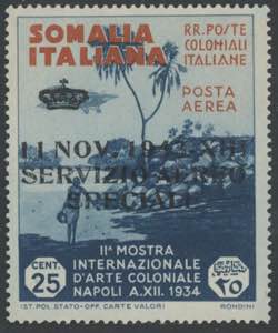 1934 - Servizio Aereo, SA n° 2a, con data ... 