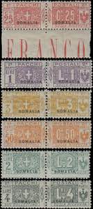 1923 - Sovr. SOMALIA, PP n° 15/20, ... 