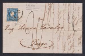 1859 - Incoming mail - Austria, 15 k. ... 