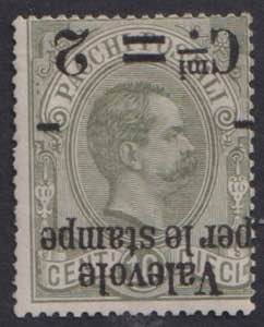 1890 - Valevole per Stampe 2 C. su 10 c., ... 