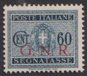 1944 - GNR Brescia 60 c., Sx n° 54/I, ... 