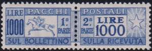 1954 - Cavallino, PP n° 81, dent. pettine, ... 
