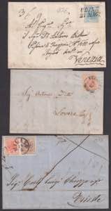 1850 - 52 lettere del Lombardo Veneto, ... 