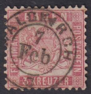 1862/64 - 3 k. rosa, n° 17 (Mi n° 18).  ... 