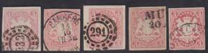 1867 - 3 k. rosa +++, n° 16 (Mi n° 15), 5 ... 