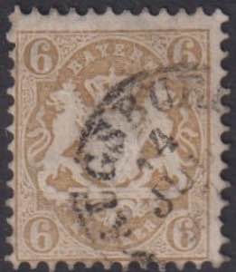 1870 - 6 k. bistro, n° 25/I (Mi n° 24y), ... 