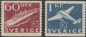 1936 - Poste Svedesi, n° 235/46+a, serie ... 