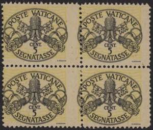 1945 - Righe strette 5 cent., Sx n° 7(ga), ... 