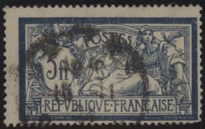 1900 - 5 fr. azzurro, n° 123c, ottimo, con ... 
