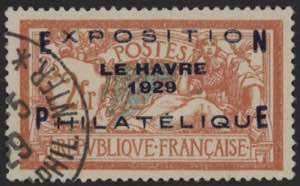 1929 - Le Havre, n° 257A, ottimo, con ... 