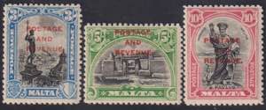 1928 - Sovrastampati POSTAGE AND REVENUE, ... 