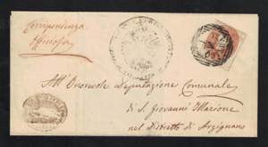 1861 - 10 soldi rosso mattone, n° 34, ... 