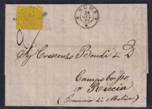 1869 - 40 cent. giallo intenso, n° 29c, ... 