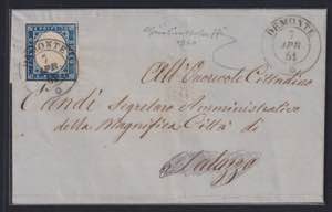 1861 - 20 cent. azzurro, n° 15Ca, ottimo, ... 