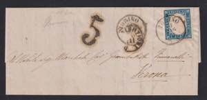 1861 - 20 cent. cobalto grigiastro, n° ... 