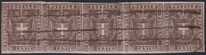 1860 - 10 cent., bruno, n° 19, in ... 