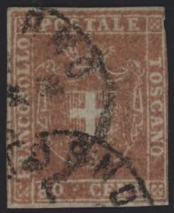1860 - 80 cent. carnicino, n° 22, appena ... 