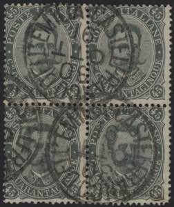 1889 - Umberto 45 cent. Cuoricino, n° 46, ... 