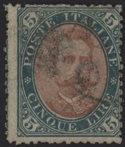 1889 - Umberto 5 Lire, n° 49, ottimo, con ... 