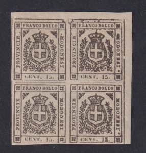 1859 - Governo Provvisorio - 15 cent. ... 