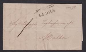 1858 - Lettera da Messina 14/12/1858 per ... 