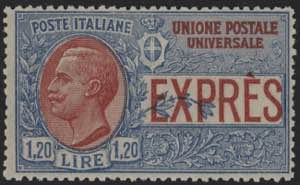 1922 - Non Emesso 1,20 Lire, Ex n° 8, ... 