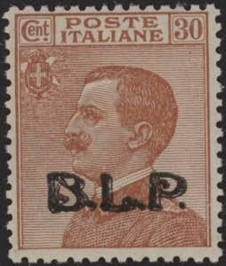 1923 - 30 cent. III tipo, BLP n° 17, ... 