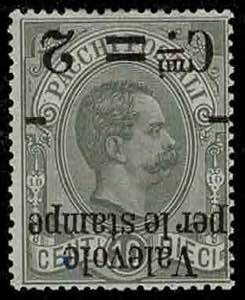 1890 - 2 C su 10 cent. oliva, n° 50a, ... 