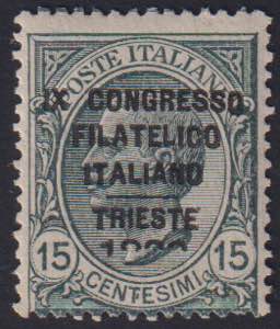 1922 - Congresso Fil. 15 cent., n° 124a, ... 