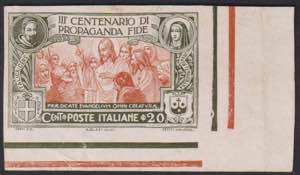 1923 - Propaganda Fide 20 cent., n° 131, ... 