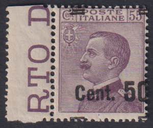 1923 - Sovr 50/55 c., n° 140, con sovr ... 