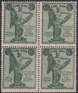 1924 - Vittoria sovrastampata 5 cent., n° ... 