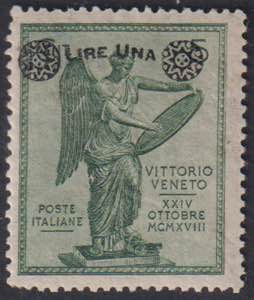 1924 - Vittoria sovr. 1 Lira su 5 cent., n° ... 
