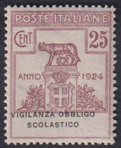 1924 - Vigilanza Obbligo Scolastico, n° 69, ... 
