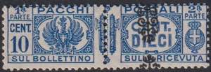 1945 - Sovr. 10 cent., PP n° 49baa, con ... 