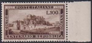 1949 - Repubblica Romana, n° 600, ... 